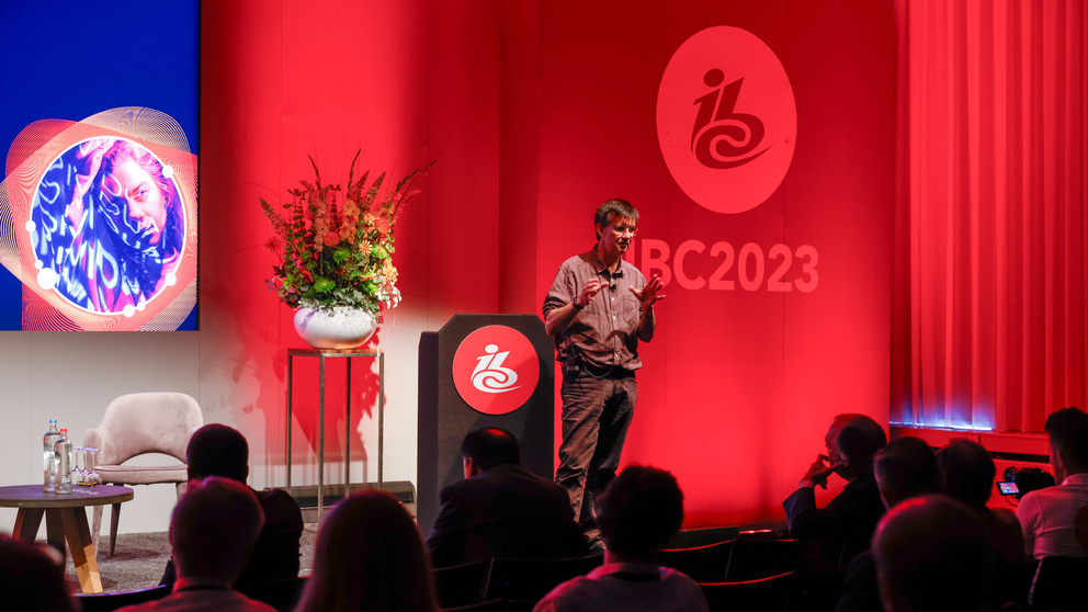 A look at IBC2024: Steve Appleby, BT, delivering one of last year’s papers: Streaming – Improving Delivery Efficiency 